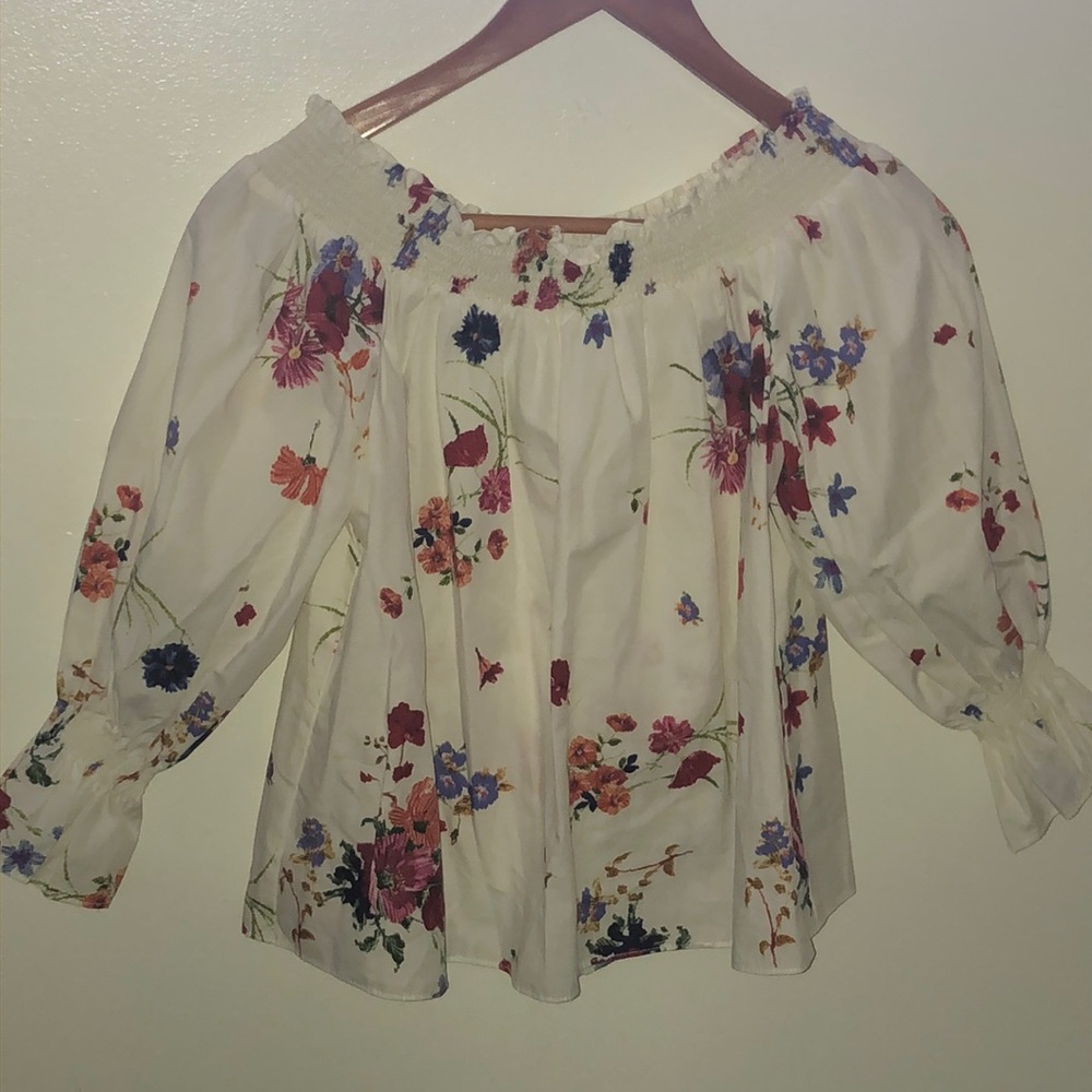 Zara off shoulder blouse